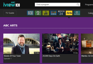 iview Arts page