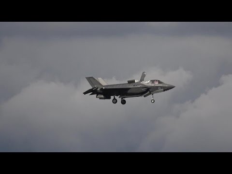 F-35 First Flight At Farnborough Airshow