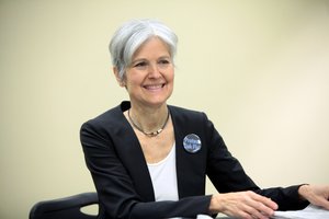 Jill Stein speaking at the Green Party Presidential Candidate Town Hall hosted by the Green Party of Arizona at the Mesa Public Library in Mesa, Arizona, 12 March 2016