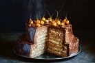 Choc-hazelnut celebration cake