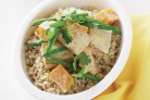 Tofu & pumpkin green curry