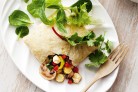 Asian tofu and vegetable omelettes