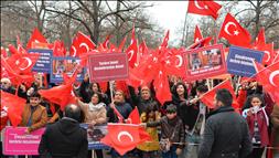 Strazburg'da ”Teröre Lanet, Demokrasiye Davet" mitingi