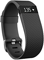 Fitbit Charge HR Heart Rate and Activity Wristband, Large (Black)