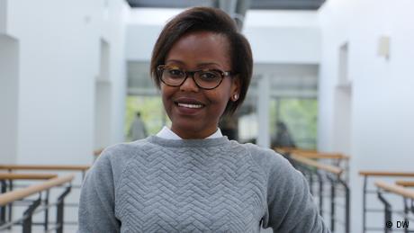 Irene Najjemba from Uganda, student of International Media Studies, photo: DW