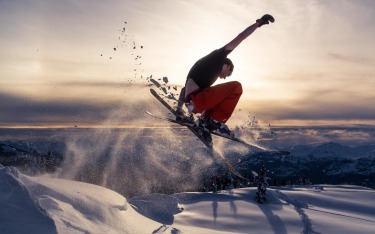 This photo was taken in Whistler, Canada. After receiving a decent amount of fresh snow in February 2016, a few friends ...