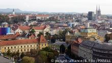 Kroatien - Stadtansicht von Zagreb (picture-alliance/B. Filic/PIXSELL)