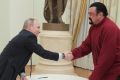 American actor Steven Seagal got his passport personally from Russian President Vladimir Putin. 