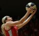 In the zone: Sami Whitcomb of the Perth Lynx.