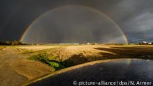 BdT Regenbogen über Bamberg (picture-alliance/dpa/N. Armer)