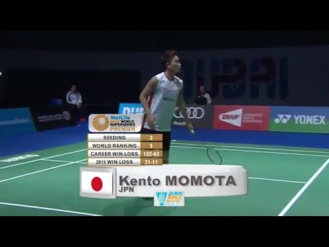 Dubai World Superseries Finals 2015 | Badminton F M4-MS | Viktor Axelsen vs Kento Momota