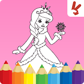 Kids coloring book: Princess