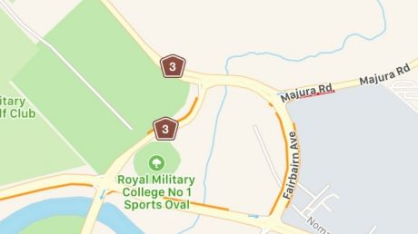 Seven months after opening, the Majura Parkway doesn't show up on Apple Maps.