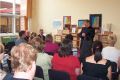 Father John Walshe addressing parents at St Patrick's school in Mentone in 2010. 