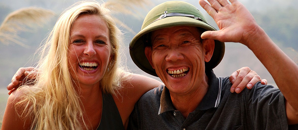 American meets real VC man on HoChiMinh trail