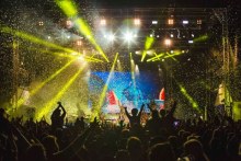 Festival crowd (ABC News)