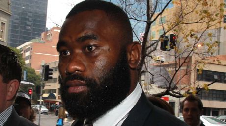 Parramatta Eels player Semi Radradra who is charged with domestic violence at Parramatta Local Court in July.