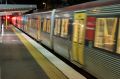 Queensland Rail Translink train station night stock generic rail railway rail line QR