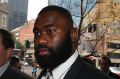 Parramatta Eels player Semi Radradra who is charged with domestic violence at Parramatta Local Court in July.