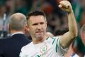 Robbie Keane at Euro 2016 for Ireland.