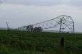 A damaged transmission pole in South Australia. 