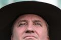 Deputy Prime Minister Barnaby Joyce at Parliament House in Canberra on Thursday 10 November 2016. Photo: Andrew Meares