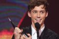 Troye Sivan accepts an ARIA for Best Video during the 30th Annual ARIA Awards last week.