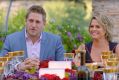 Curtis Stone and My Kitchen Rules US co-host Cat Cora. 