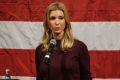 Ivanka Trump, daughter of US president-elect Donald Trump, speaks during a campaign event on November 3, 2016.