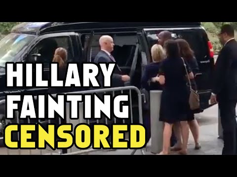 Hillary Clinton Fainting Video CENSORED by Associated Press - Clip DELETED of Clinton Collapse