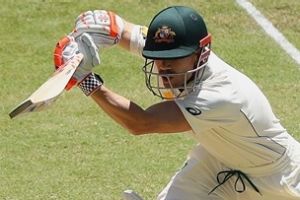 David Warner was run out for 47 and Usman Khawaja followed for a duck.