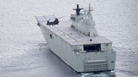 The HMAS Canberra was to host the RSL fundraiser.