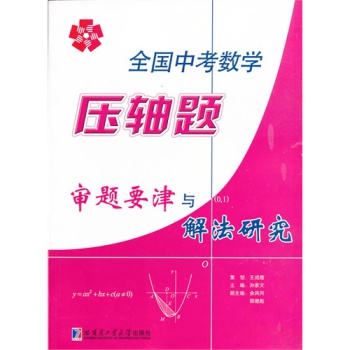 8库全国中考数学压轴题审题要津与解法研究 王成维9787560340579