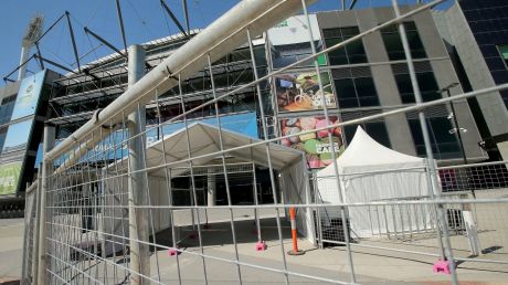 Fence off: The MCG's security fence isn't returning.