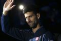 Winning start: Serbia's Novak Djokovic.