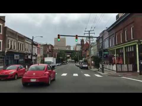 Driving Downtown - Main Street - Richmond Virginia USA