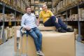 IKEA's Michael Donath and Charmaine Hick in the Canberra store, which is the first in the country to launch online ...