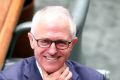 Prime Minister Malcolm Turnbull during question time.