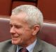 One Nation Senators Brian Burston, Pauline Hanson, Malcolm Roberts and Rod Culleton during debate in the Senate at ...