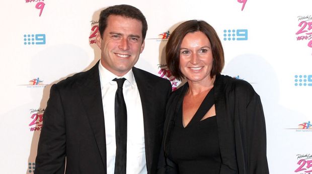 Karl Stefanovic and Cassandra Thorburn pictured in 2012.