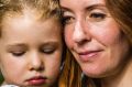 Mother Amy Dawes with her daughter two-year-old daughter Eliya. .