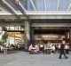 A cafe at the Brookfield Place building, in Perth.