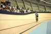 Anna Meares rides around the Anna Meares Velodrome