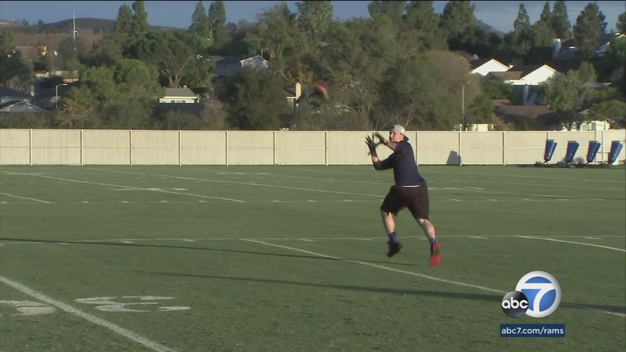 Youve seen Joc Pederson hit the ball out of Dodger Stadium, but have you seen him on the gridiron?