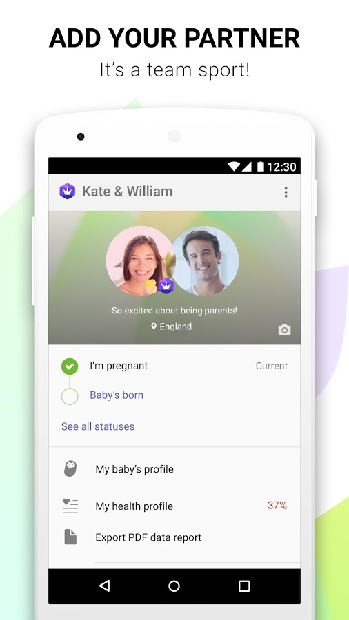    Pregnancy Tracker Glow Nurture- screenshot  