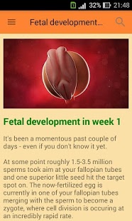   Pregnancy week by week- screenshot thumbnail   