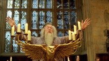 Michael Gambon as Dumbeldore in Harry Potter