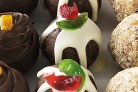 Christmas pudding truffles