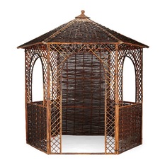  - Natural Willow Gazebo - Gazebos