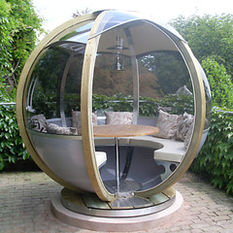  - Farmer's Cottage Rotating Sphere Seater - Gazebos